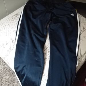 ADIDAS Navy with Stripe Athletic Pant